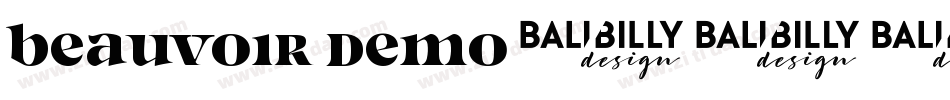 Beauvoir Demo字体转换